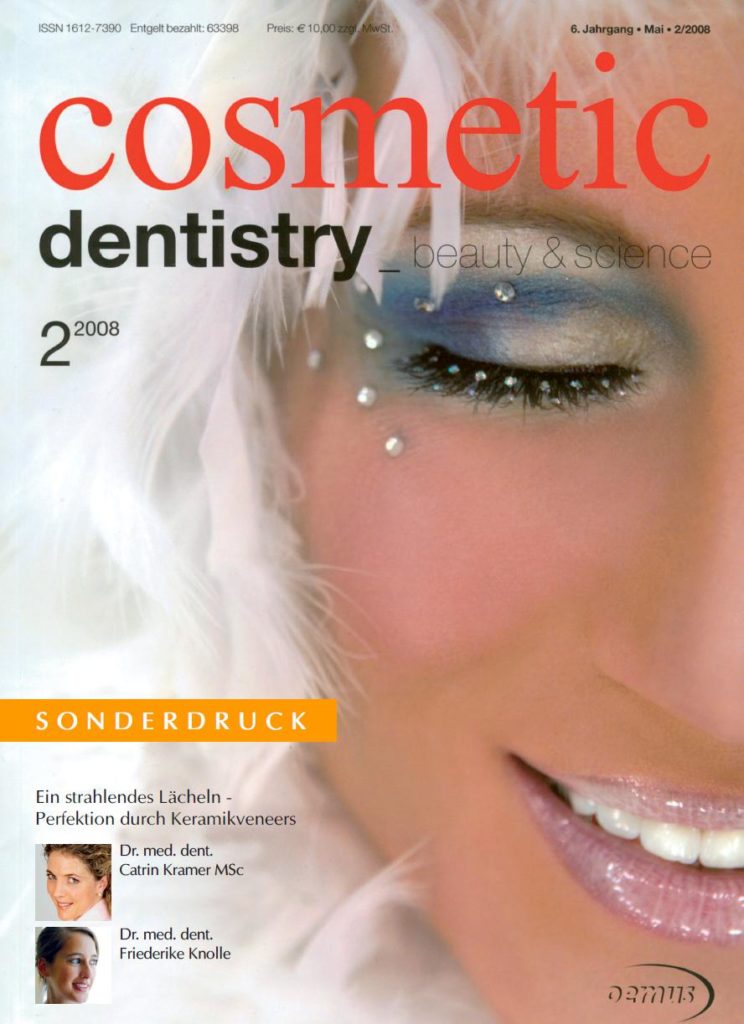 Das Cover der cosmetic dentistry aus dem Mai 2008.