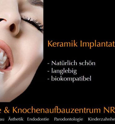 Keramik-Implantate in der Implantologie der Zahnarztpraxis ALL DENTE MVZ.